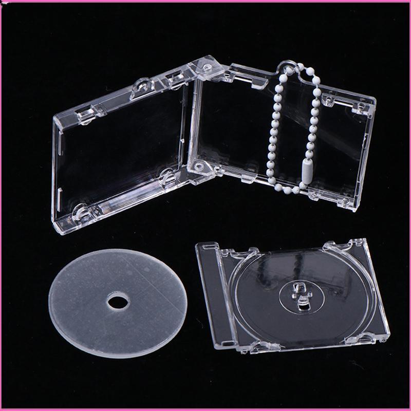 Luckyei Mini NFC Functional CD Disc Case Key Chain อุปกรณ์ต่อพ่วงอัลบั้มที่ระลึก Key Holder สําหรับ 