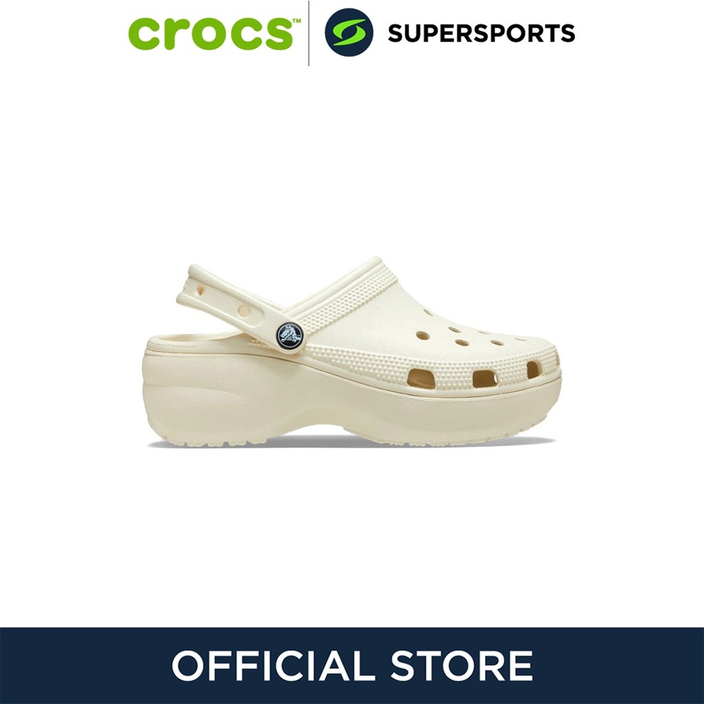CROCS Classic Platform Clog รองเท้าลำลองผู้หญิง 206750-2Y2จัดส่งในวันเดียวกัน
