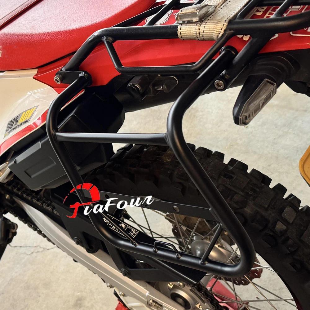 ที่ใส่กระเป๋าท้ายรถด้านข้างสำหรับ CRF250L CRF250 Rally CRF300L CRF300 Rally 21-24 ขายึดกระเป๋าข้างรถ