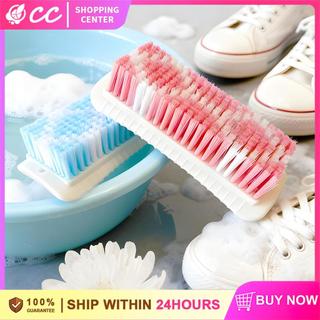 COD High Quality Colorful Laundry Brush Soft & Stiff Bristle Clothes Washing Brush HouseholdCleaning