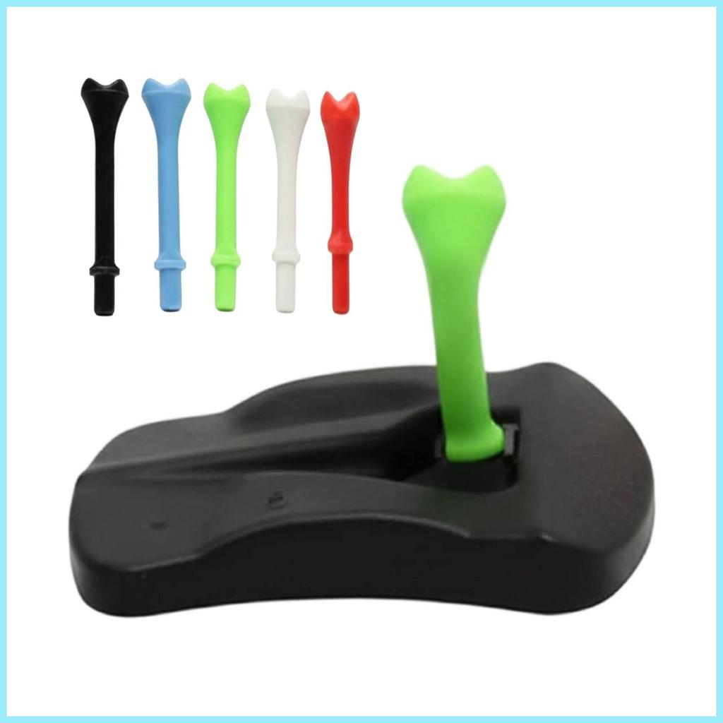 จําลอง Tees กอล์ฟ Launch Monitor ฐานมั่นคง Golf Tee สําหรับขับรถช่วง Mat สําหรับ Home Backyard Putti
