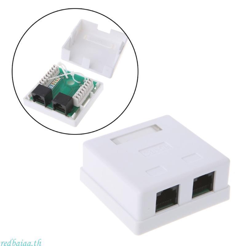 Redbaiaa Cat5e RJ45 ปลาย Cat5e RJ45 Connector Ethernet Cable Connectors ปลั๊ก UTP