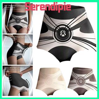 กางเกงเอวสูงผ้าไหมน้ำแข็ง ยืดหยุ่น สลายไขมันหน้าท้อง ยกก้น ต…