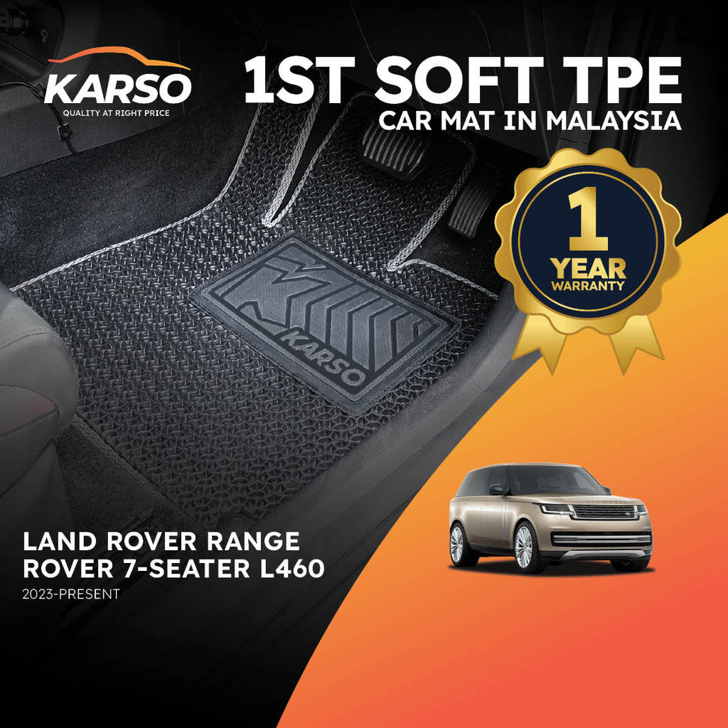 Karso Karpet Kereta พรมรถยนต์ Land Rover Range Rover 7 ที่นั่ง (L460) (2023-ปัจจุบัน)