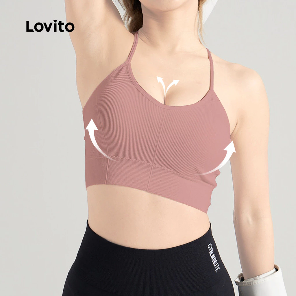 บราสปอร์ตผู้หญิง Lovito LNA140013 ลายเส้น thumbnail 4