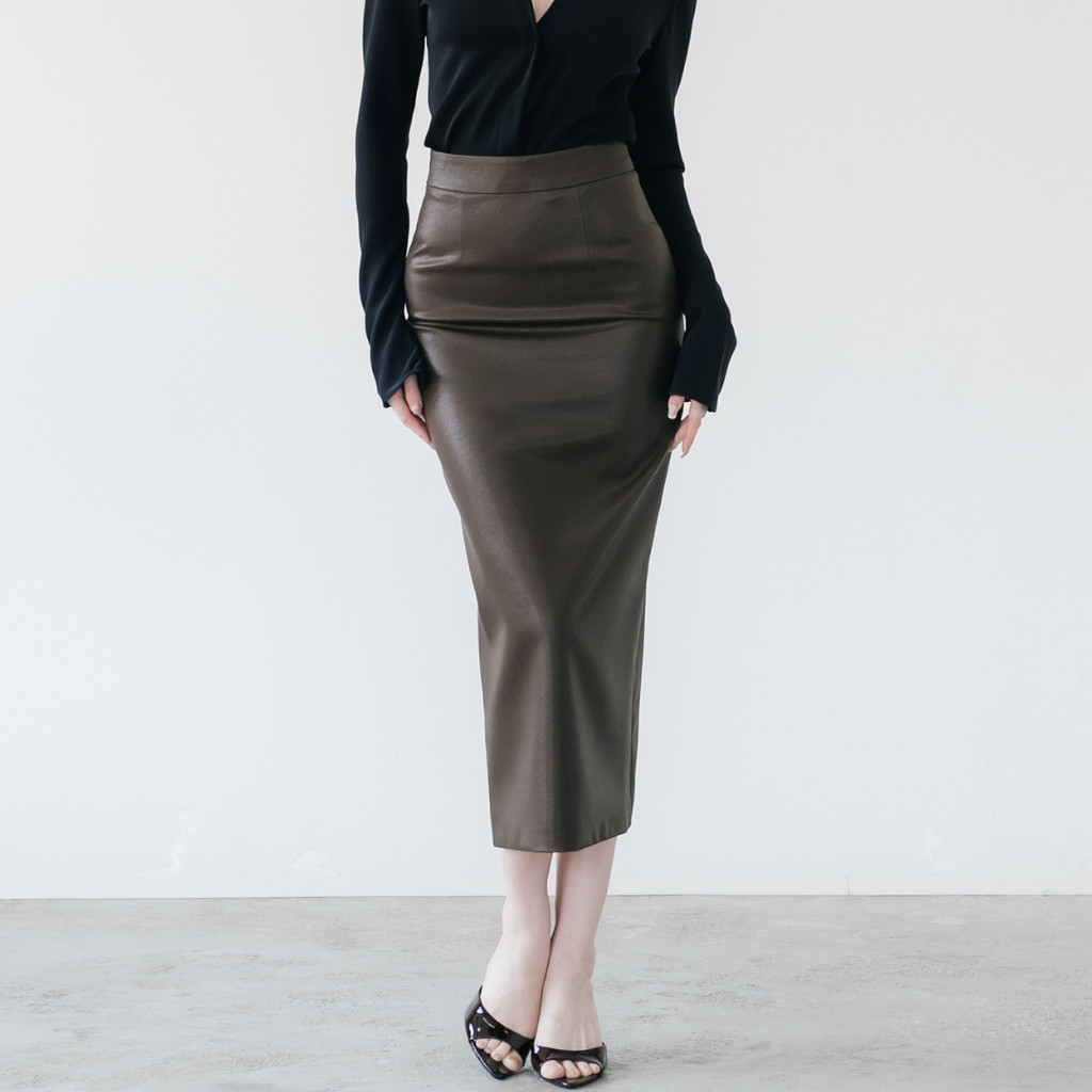 Lism MS-026 Nocturne Starry Leather Skirt กระโปรง