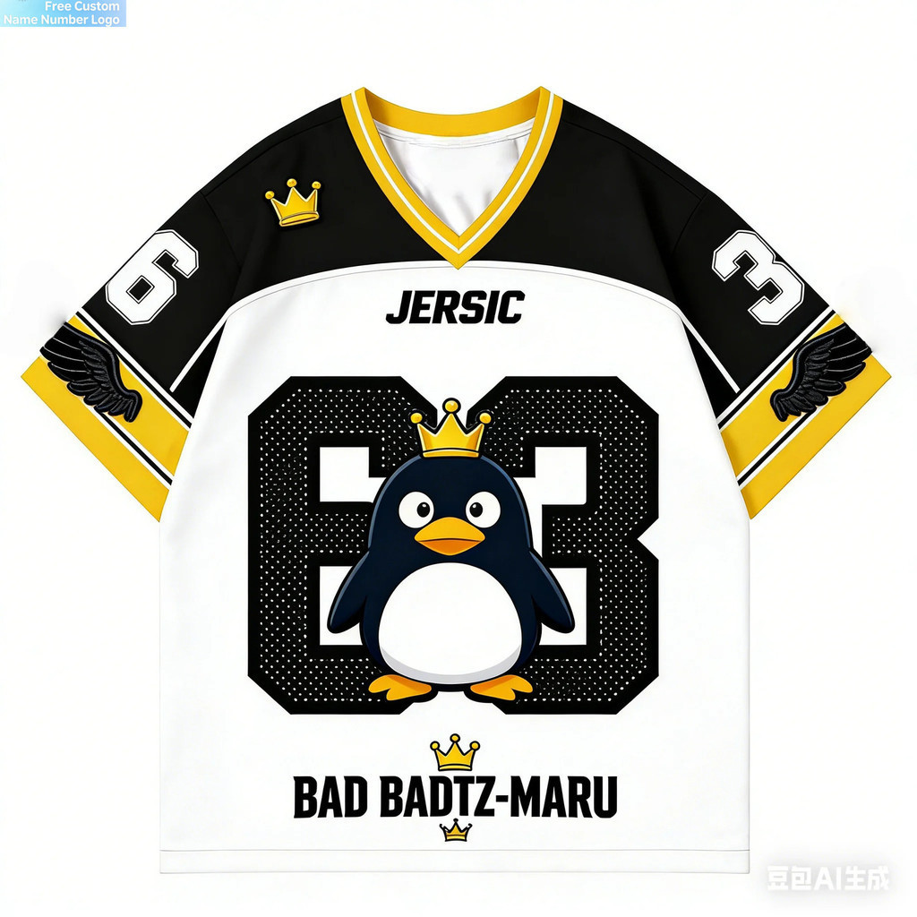 ฟรีชื่อที่กําหนดเองหมายเลขใหม่ Harajuku Hello Kitty Football Training Jersey รุ่นพิเศษ 3D พิมพ์กีฬาแ