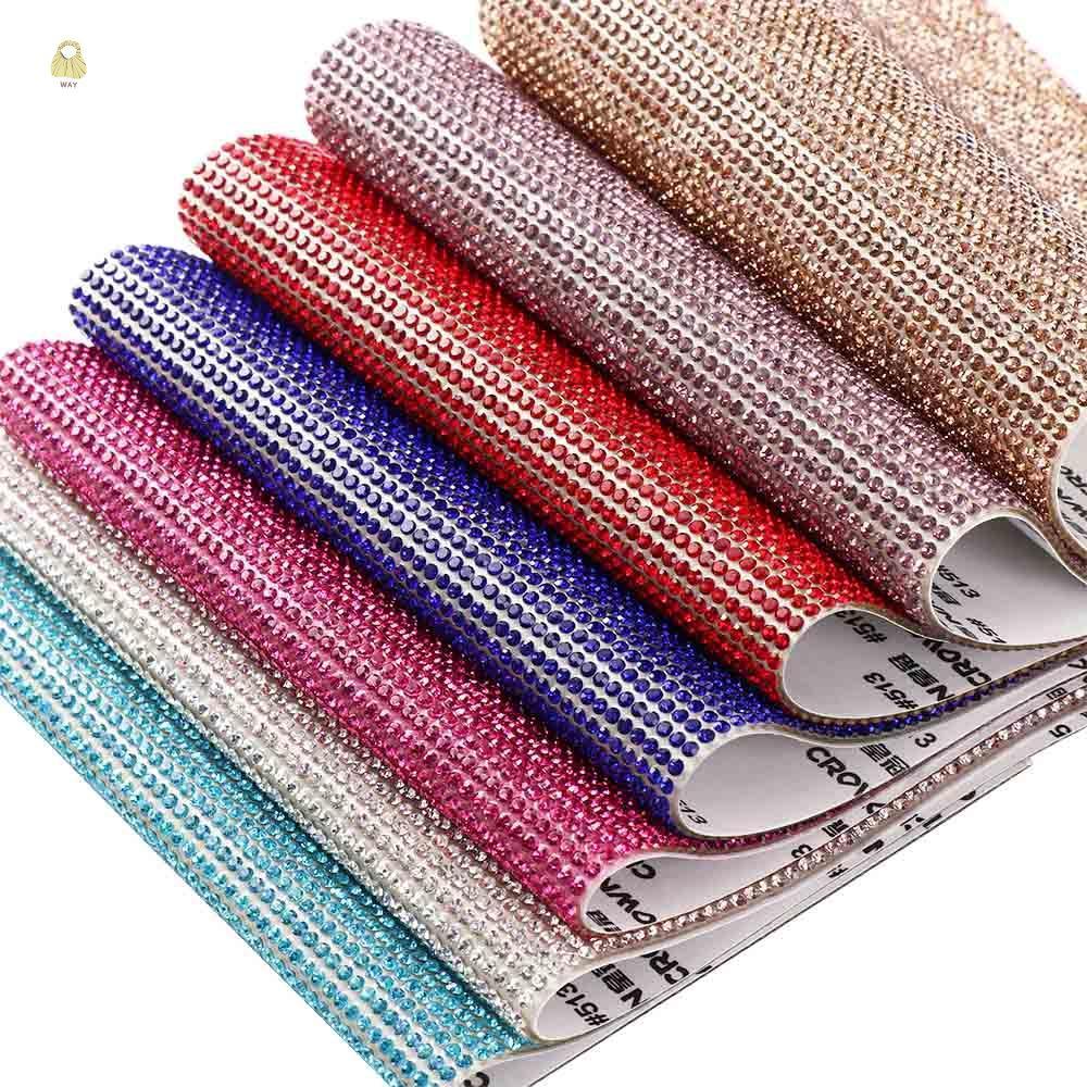 WAY Gem Stickers หลากสี Self-Adhesive Glitter สติ๊กเกอร์แต่งรถ