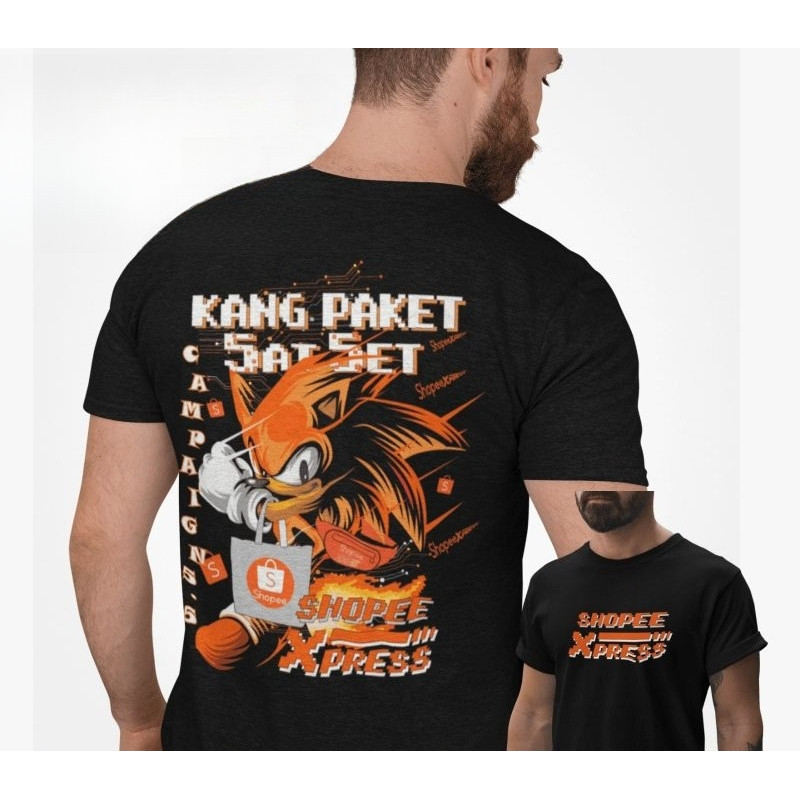 เสื้อยืด\Cool เสื้อผ้าผู้ชาย COURIER SPX Campaign 5.5 Catton เสื้อยืดล่าสุด Sopee Xpress กิจกรรม 5.5