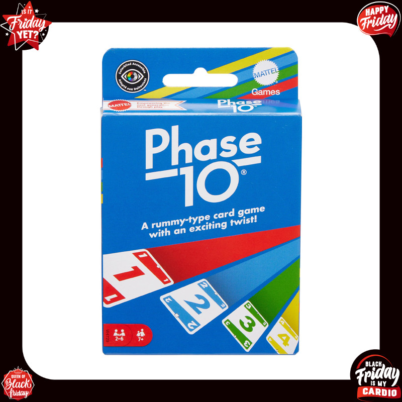 Phase 10 Card Board Game (ภาษาอังกฤษ) - บอร์ดเกม โค้ดเนมส