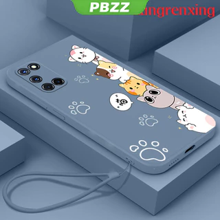 PBZZ เคสซิลิโคนนิ่ม ลายการ์ตูนแมว กันกระแทก สําหรับ OPPO A52 OPPO A92 OPPO A74 5G YTDZMM02