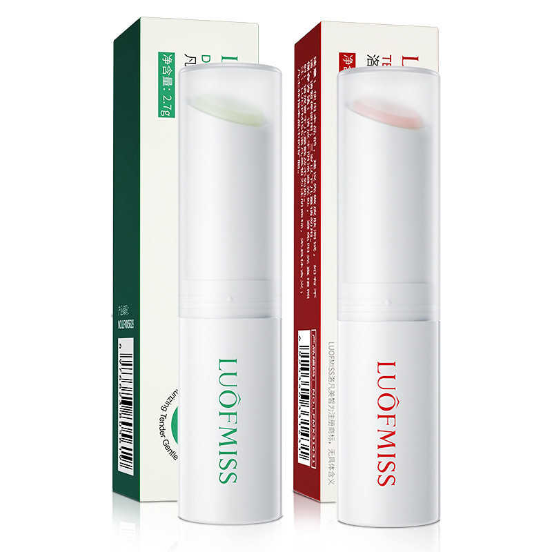 ลิปมัน lipbalm ของแท้ Luofanmeixi Vaseline ลิปสติกนักเรียนหญิง Moisturizing Anti-Drying ลิปบาล์มสีไม