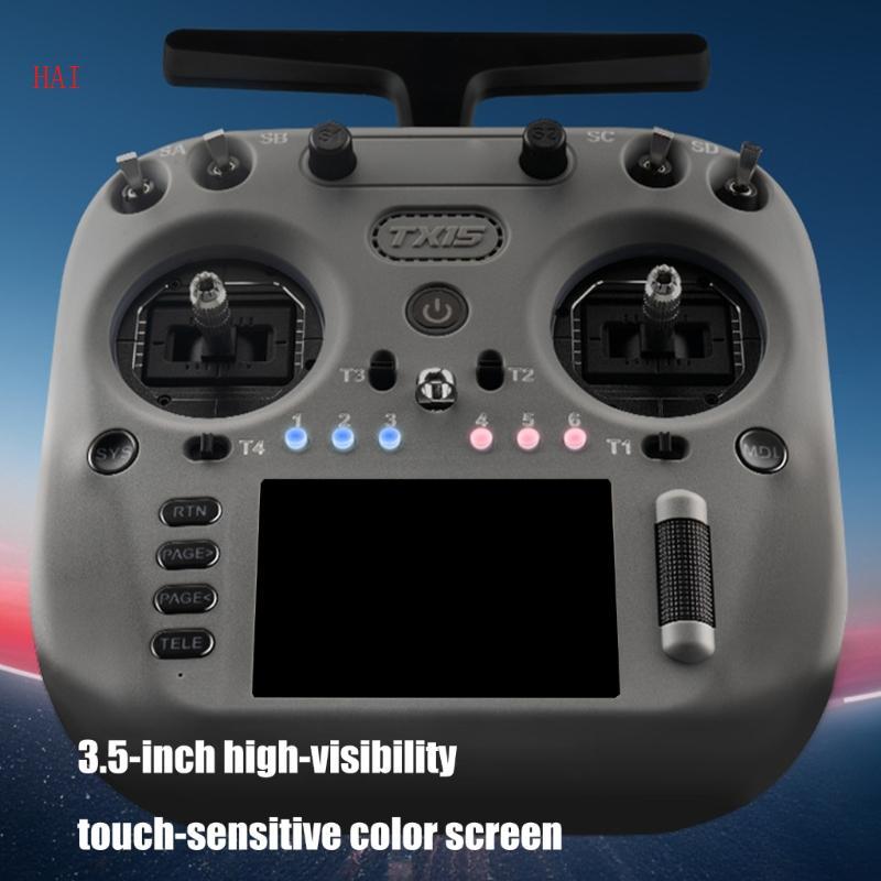 วิทยุ HAI พร้อมเสาอากาศแบบพับได้และที่เก็บแฟลช 4GB สําหรับ RadioMaster TX15 การดําเนินงานอย่างราบรื่