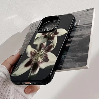 ส่งของเร็ว เคสสำหรับไอโฟน11 ดอกไม้ลิลลี่สไตล์อิน เคสวาวเยลลี่ For iPhone17 16 15 14 11 12 13ProMAX XS XR 7/8PLUS SE2/SE3