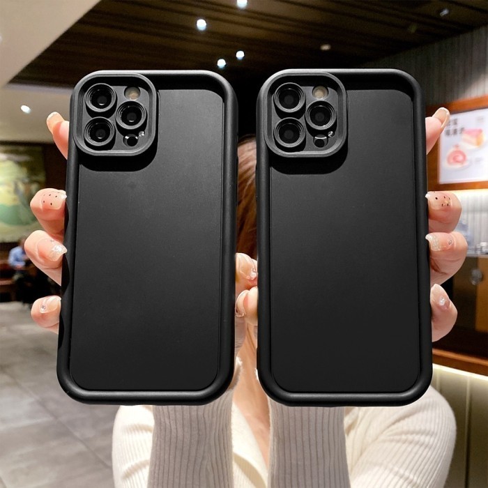 SOFTCASE เคสสีดําแบบเต็ม MATTE ROSE TECNO CAMON 40 40 PRO SPARK 6 GO 8C 10C 10 PRO 20 NFC 20C 20 PRO