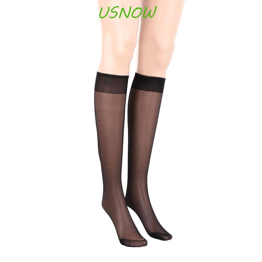 USNOW Women's Knee-High Sheer Stockings