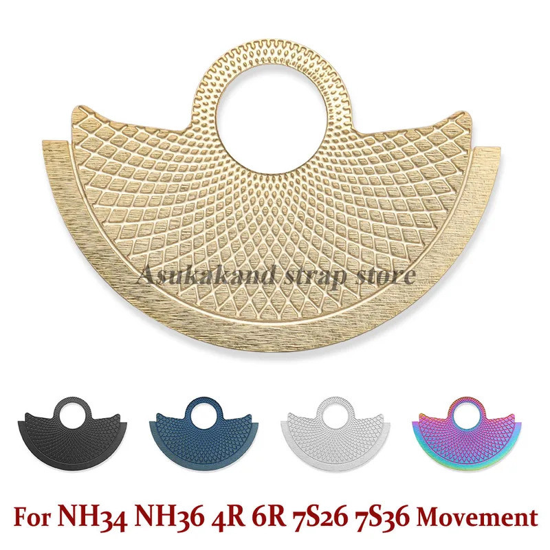 5 สีอัตโนมัติค้อนโรเตอร์สําหรับ NH34 NH38 NH39 7S26 7S36 4R35 4R36 6R การเคลื่อนไหวลูกตุ้มน้ําหนักนา