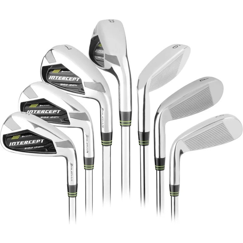 Intercept ชุดเหล็กกอล์ฟความยาวเดี่ยวสําหรับผู้ชายขวามือ 5-6-7-8-9-PW-GW 7 Clubs