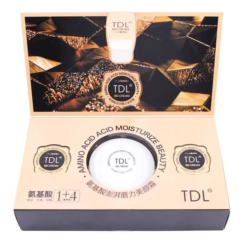 พัฟแต่งหน้า พัพแต่งหน้า TDL Amino Acid Cushion bb Cream กันน้ํา Moisturizing Liquid Foundation คอนซี