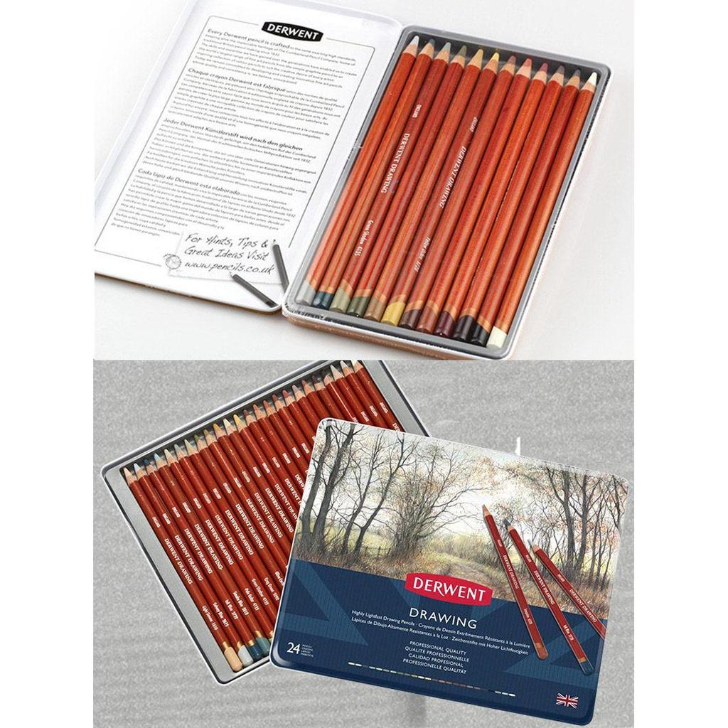 British Derwent Drawing Natural Color Advanced Painting Color Pencil Animal Painting Single 72 Color Pencil