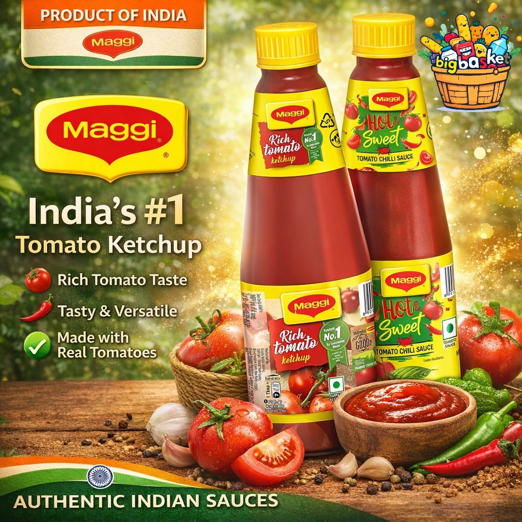 MAGGI Hot & Sweet & Tomato Ketchup Sauce จากอินเดีย