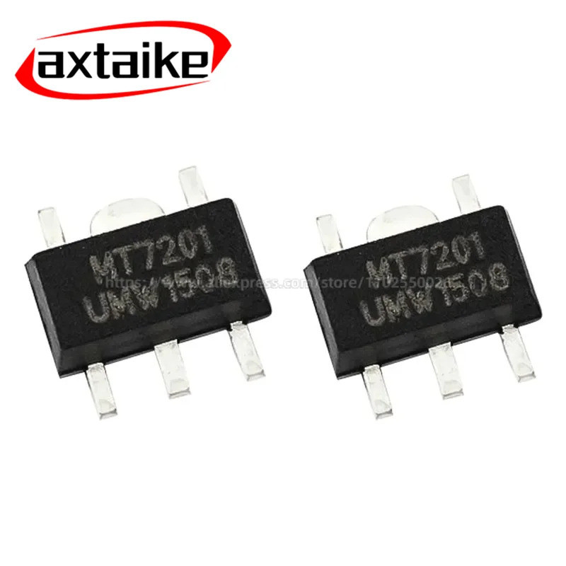 10PCS MT7201C MT7201 SOT-89-5 SMD 1A ในตัวหลอด LED คงที่ไดร์เวอร์กระแส IC VSAK