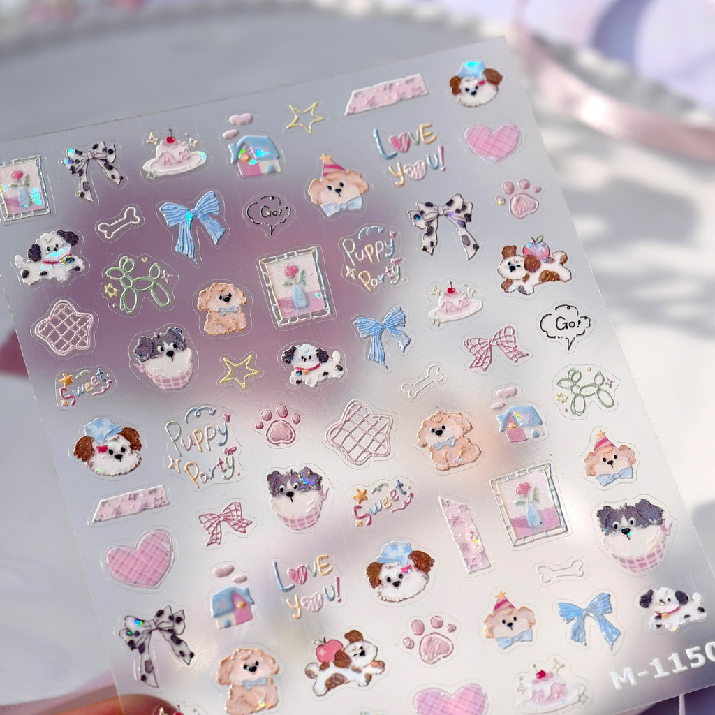 [CORAL SEA] 100 คอลเลกชันขายดี 7 สติ๊กเกอร์ติดเล็บสติ๊กเกอร์ติดเล็บอุปกรณ์แต่งสติ๊กเกอร์ติดแต่งเล็บ