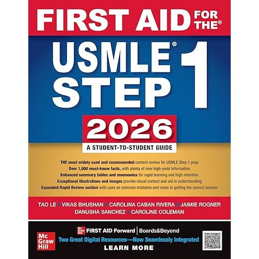 ปฐมพยาบาลสําหรับ USMLE Step 1 2026 Edition