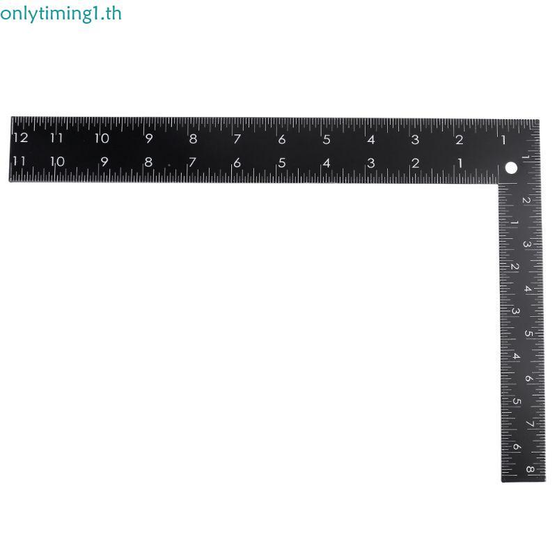เท่านั้นtiming Metal Square Ruler Leathercraft Black Tempered Steel Wat Square Ruler DIY