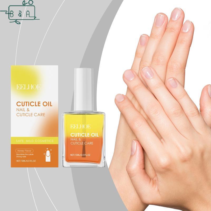 B&A Long Lasting Double Layer Nail Cuticle Oil Deep Moisturizing Repair Softener for Home Nails Rout