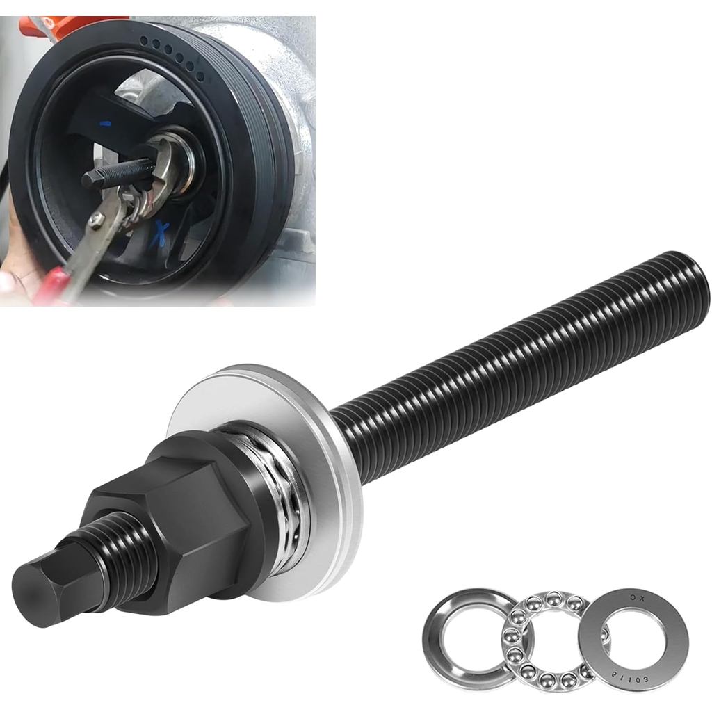 LS Harmonic Balancer เครื่องมือติดตั้ง Crank Pulley ติดตั้งเครื่องมือใช้งานร่วมกับ Chevy GM 1997-UP 