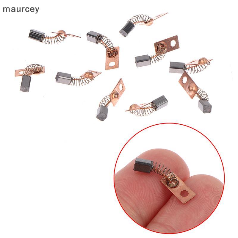 MAU 10pcs มอเตอร์ไฟฟ้าคาร์บอนแปรงเปลี่ยนเครื่องบด Micromotor Handpiece 3X3X4.5 มม.CEY