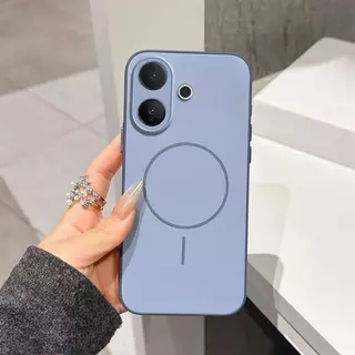 สําหรับ VIVO V60 V60E V50 V50E V40 lite V30 V29 V27E V27 Pro เคสโทรศัพท์ Dual tone Matte ผิวแม่เหล็ก Hard ปลอก
