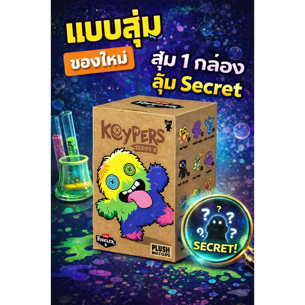 พร้อมส่ง แบบสุ่ม Fuggler V.6 Keypers ของแท้ By Fuggler Monster