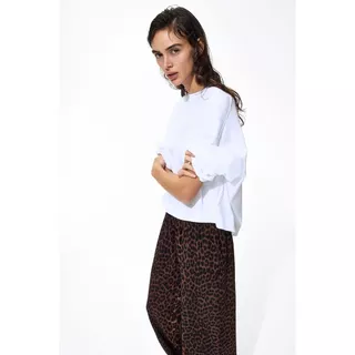 H&M(เอชแอนด์เอ็ม) กางเกงทรงกว้างแบบดึงขึ้น ผู้หญิง 1216645_5