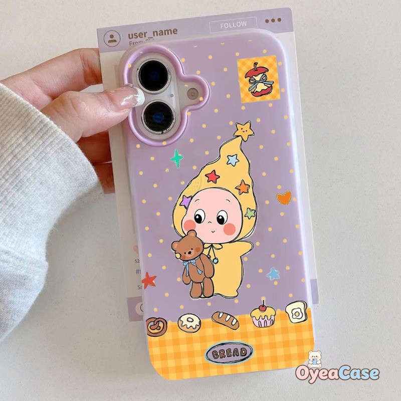 น่ารัก Star หมวกตัวอักษร 2-in-1 สําหรับ Vivo Y17 Y17S Y16 Y15S Y15A Y15 Y12 Y12i Y12S Y12A Y11 Y11S 