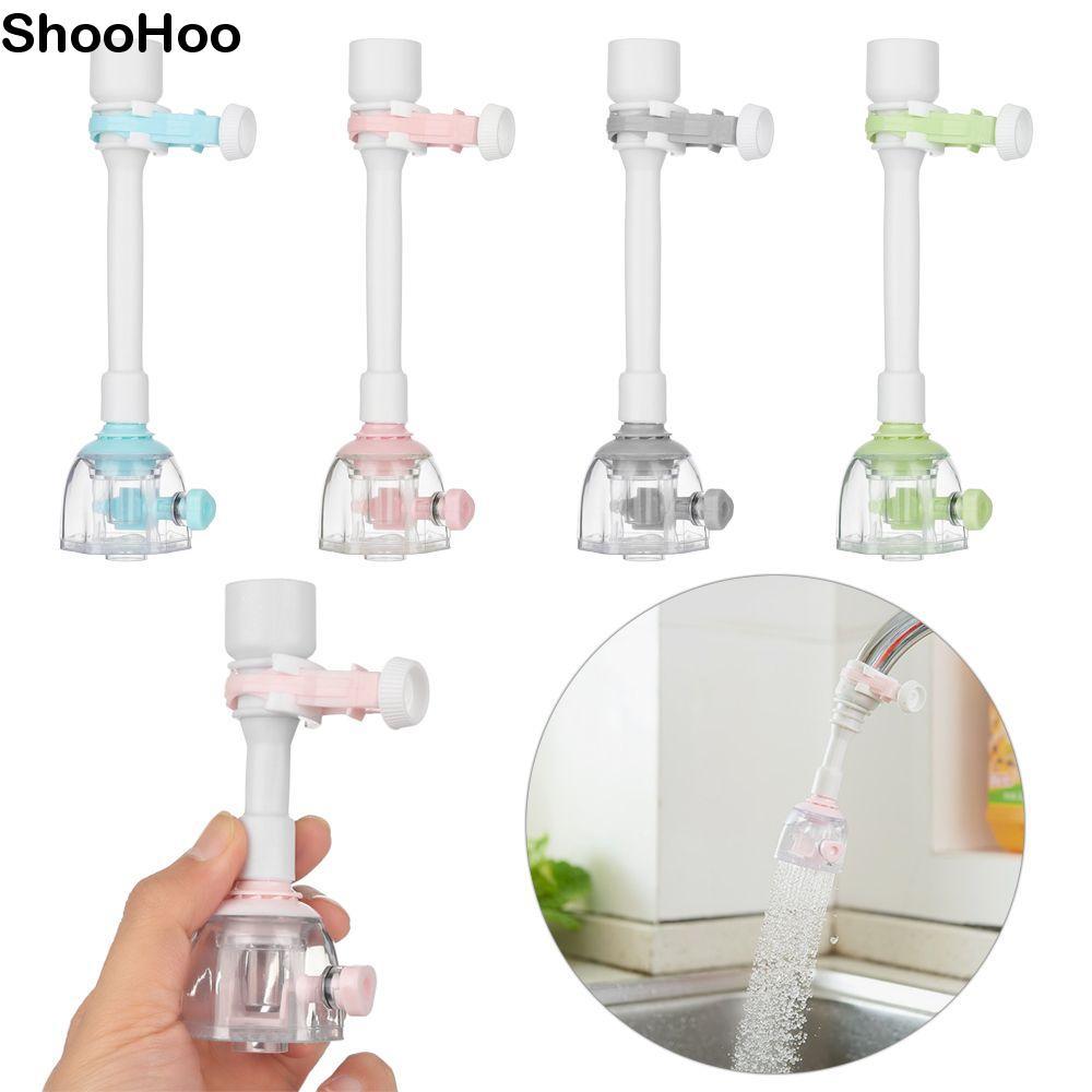 SHOOHOO ก๊อกน้ําห้องครัวปรับแบบพับเก็บได้ Splash-Proof Extender Diffuser Tap Outlet Head