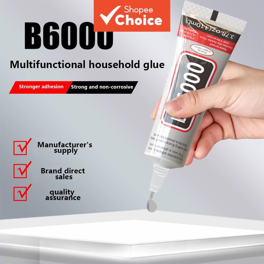 B-6000 กาวอเนกประสงค์สําหรับโทรศัพท์รุ่นหัตถกรรมยืดหยุ่นกันน้ําที่แม่นยําเจลกาวสําหรับซ่อม DIY