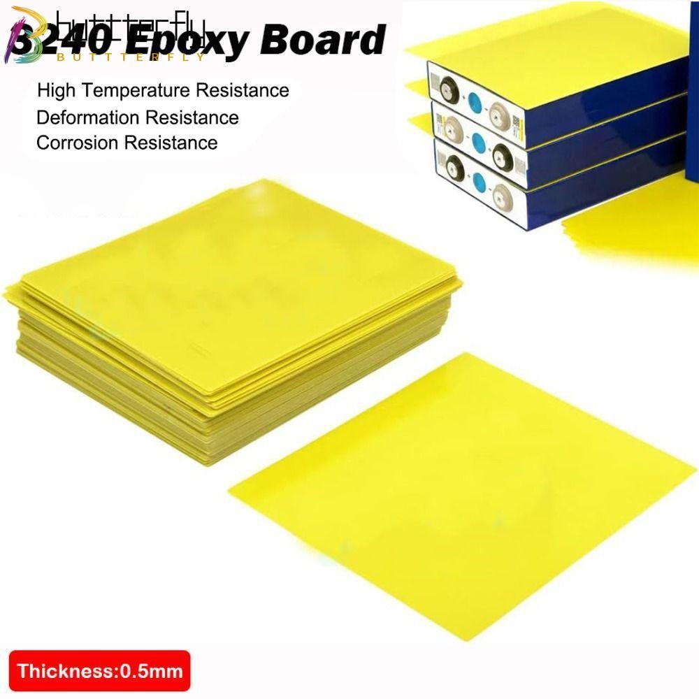 บอร์ดป้องกัน BUTTTERFLY กระดานอีพ็อกซี่สีเหลือง 3240 แบตเตอรี่แผ่นอีพ็อกซี่ทนอุณหภูมิสูง
