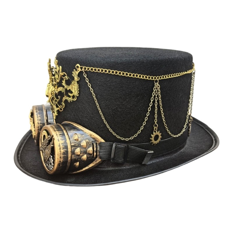 CS Victorian Era Themed Hat Costume Hat สําหรับการแสดงโรงละครและเหตุการณ์