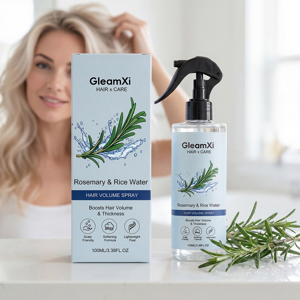 Daily Hair Volumizing Spray – Rosemary & Rice Water เพิ่มความหนา & Body to Flat Hair