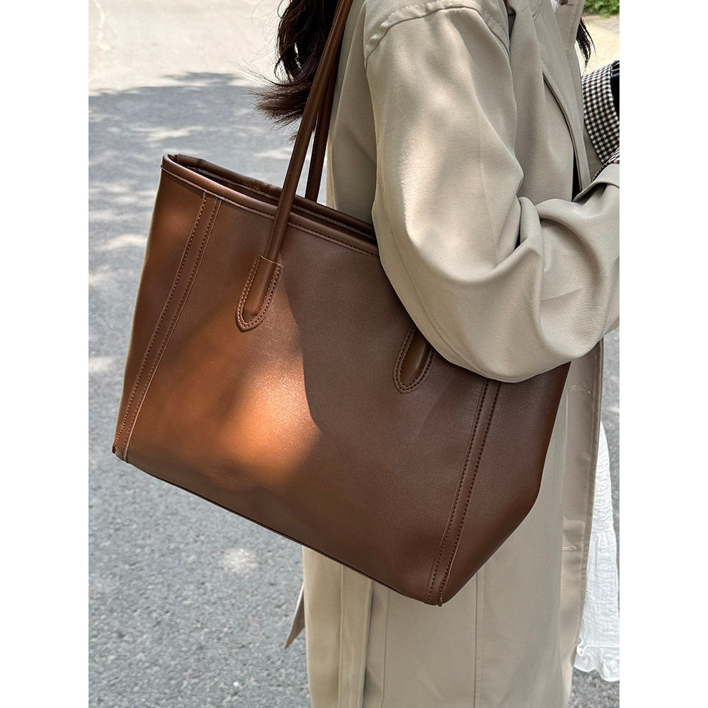 Retro Autumn Winter Korean Version Fashion All-Match Working Tote Bag