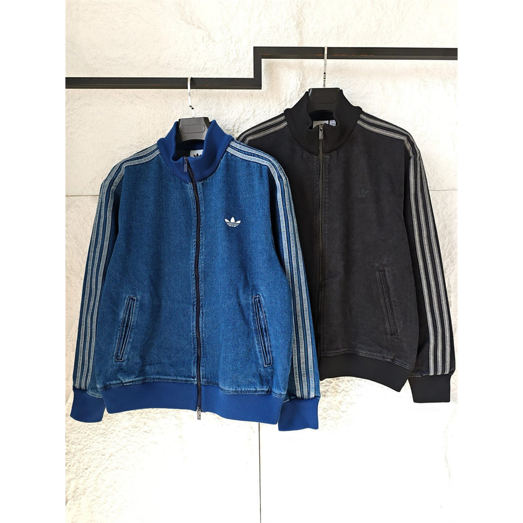เสื้อแจ็คเก็ตสไตล์คลาสสิก ลายปักยีนส์ สำหรับทั้งชายและหญิง