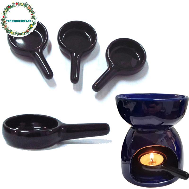 YUNSTORE เซรามิค Aroma Burner Burner Aromatherapy เชิงเทียน TH