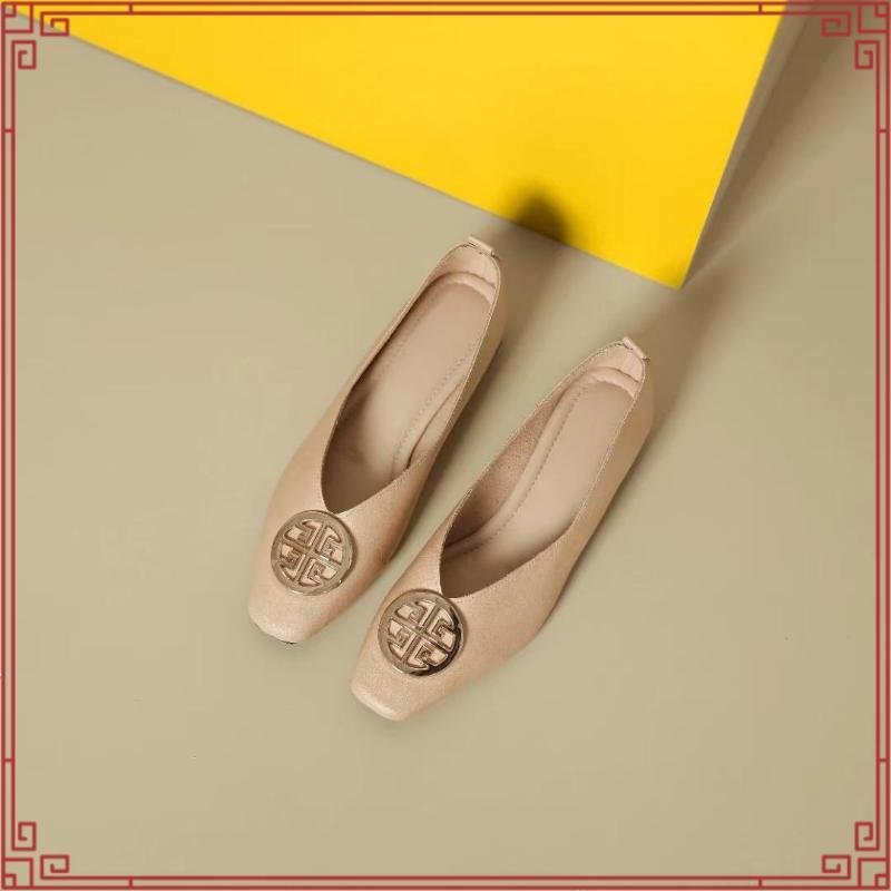 LA BELLA  รองเท้าคัชชูส้นสูงหนังแกะ รุ่น LB AMORE QUEEN MID HEELS