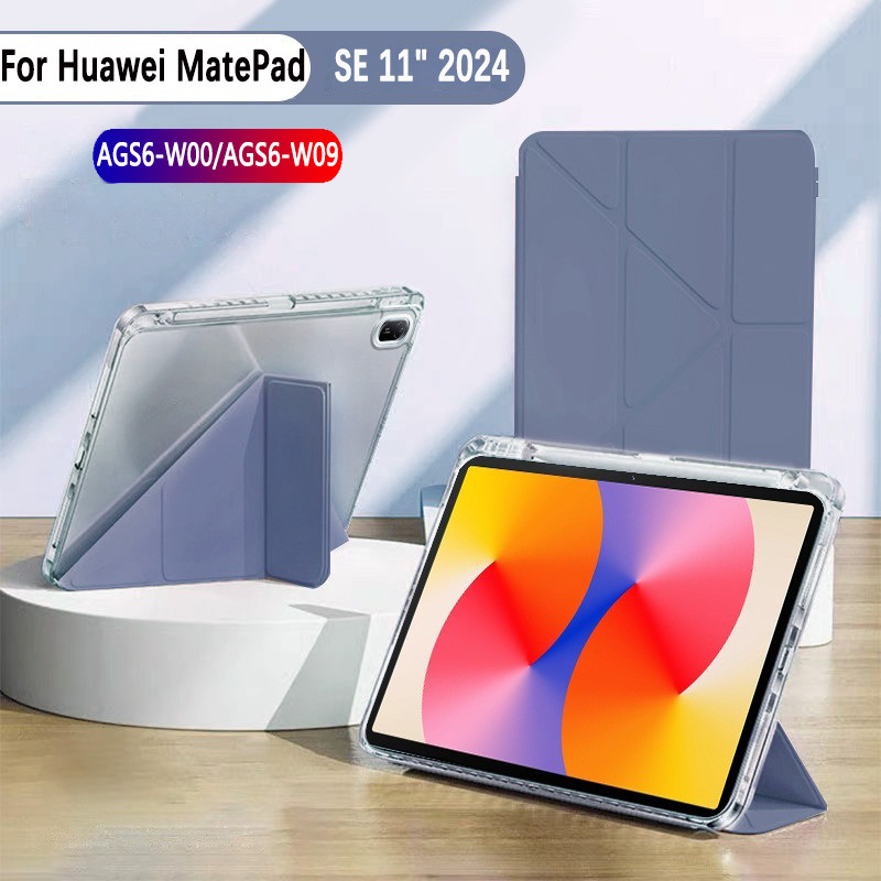สําหรับ Huawei MatePad 11.5 S 2026 SLG-W09 Air 11.5 SE 11 2024 กรณี 11 นิ้วแม่เหล็ก Trifold ขาตั้งผู