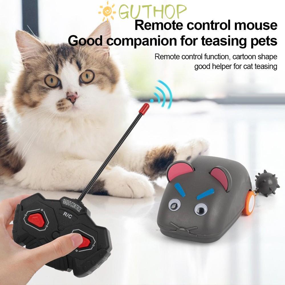 GUTHOP Racer Toy, Pet Play Cat Entertainment Pet Simulation Toy, Gifts Wireless Remote Simulation Mo