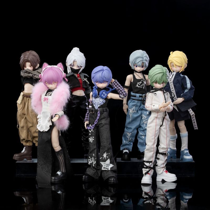 Zack Event Series กล่องปริศนา BJD | รูปการกระทํากีฬาเครื่องประดับนักเรียนอินเทรนด์เล่นรูปตุ๊กตาพร้อม