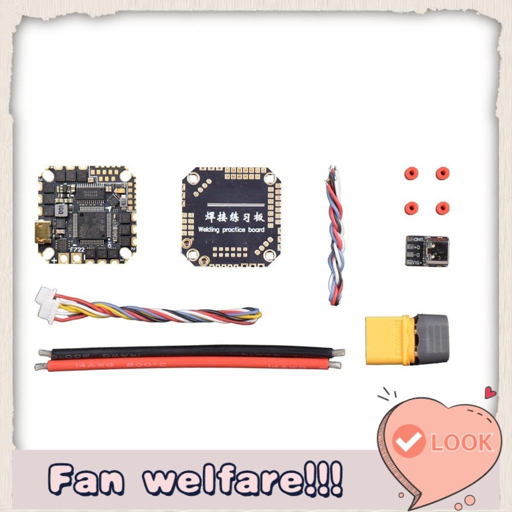 GHF722AIO-HD 40A AIO Baro OSD F722 Flight Controller BLHELIS 40A 4in1 ESC 2-6S สําหรับ FPV Freestyle