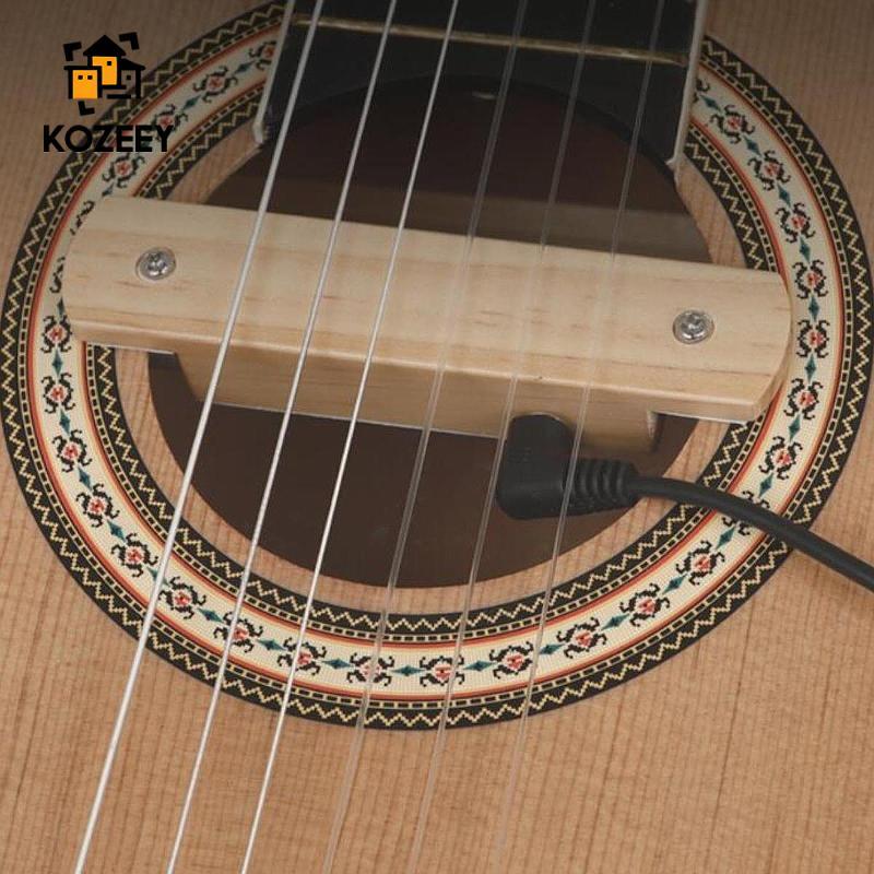 [KOZEEY] Acoustic Soundhole Pickup Acoustic Pickup อะไหล่ Soundhole Guitar Pickup สําหรับกีตาร์สายเห